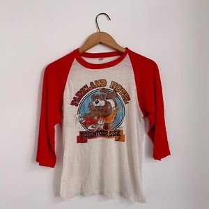 Vintage baseball tee